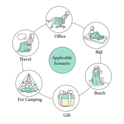 Soft Flannel Computer Gamer Pattern Blanket