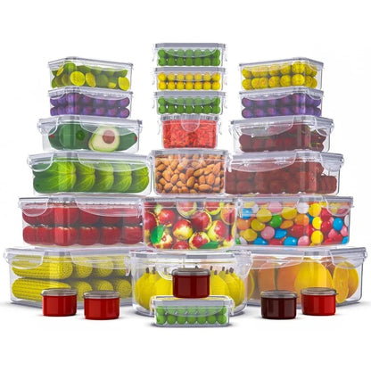 50 Piece Food Storage Containers With Lids