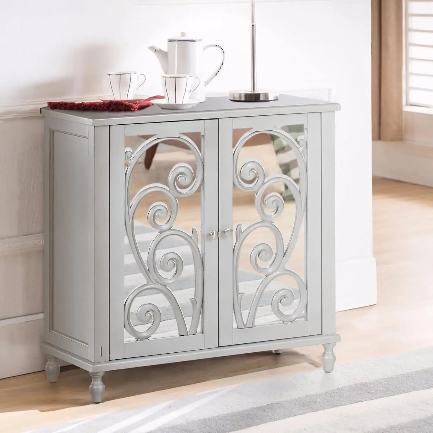 Multiple 2-Door Accent/Storage Cabinets For Entryway