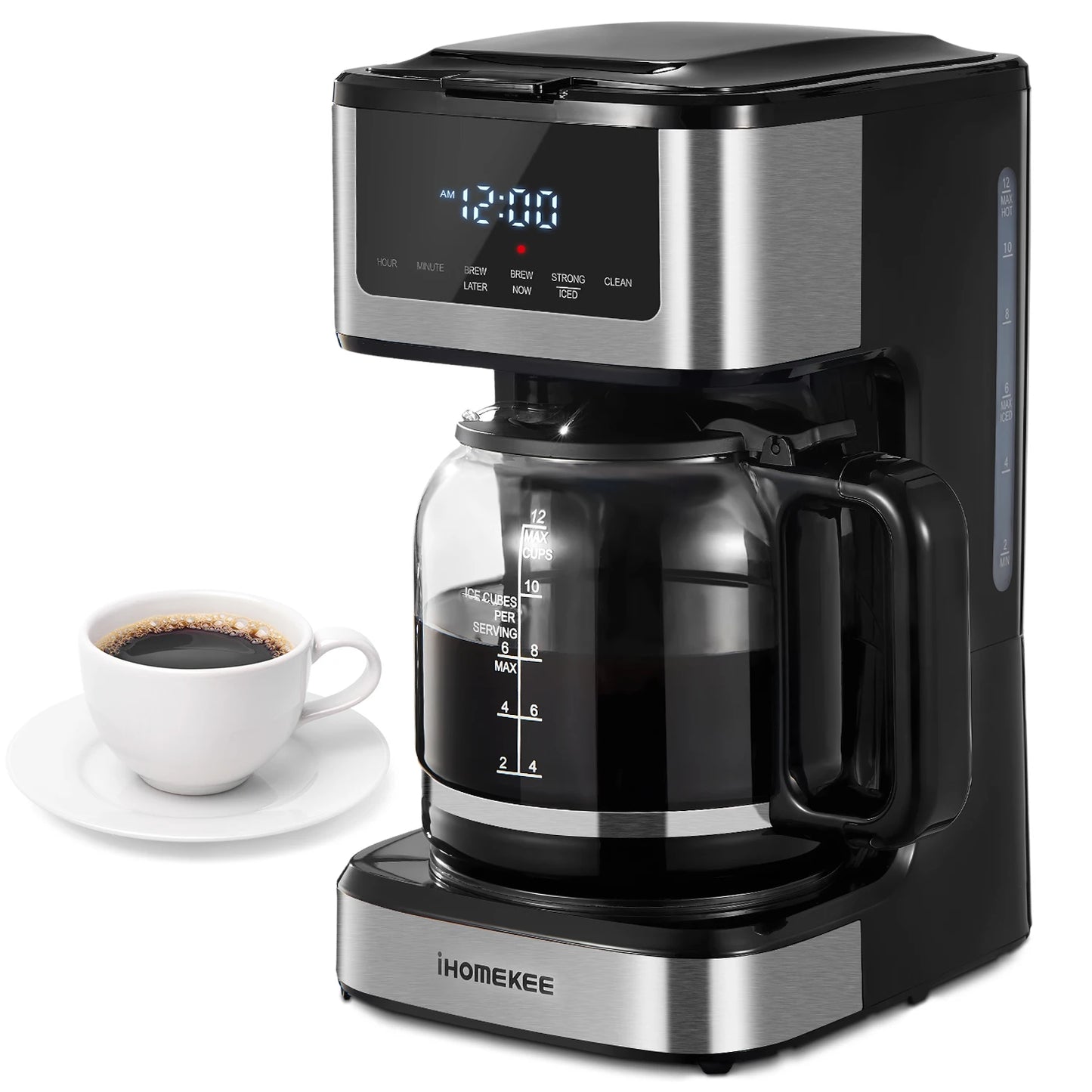 Programmable Drip Coffee Maker 12 Cup