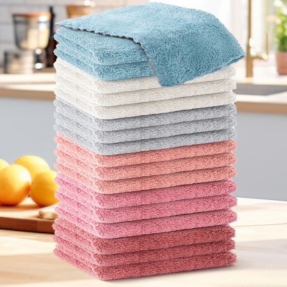Microfiber Household Cloths, 12 Or 18 Piece