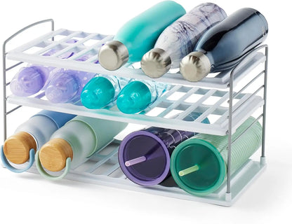 Water Bottle And Travel Mug Cabinet Organizer