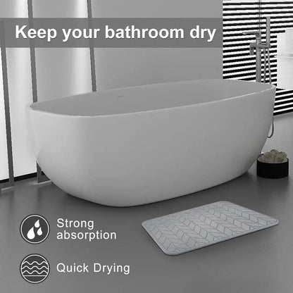 Bath/Shower Mat, 2 Pack Nonslip Fast Drying