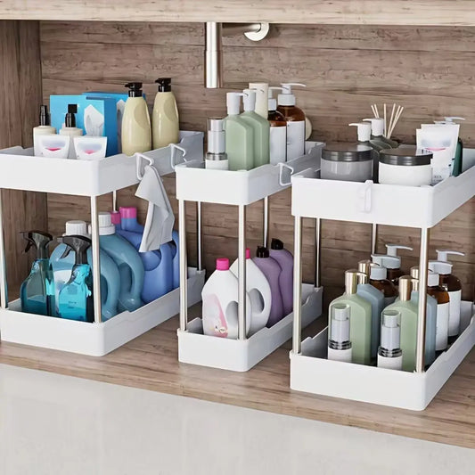 3 Pieces Under Bathroom Sink Organizers