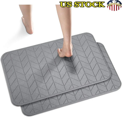 Bath/Shower Mat, 2 Pack Nonslip Fast Drying