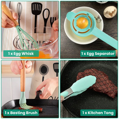 35-Piece Cooking Utensil Set With Holder