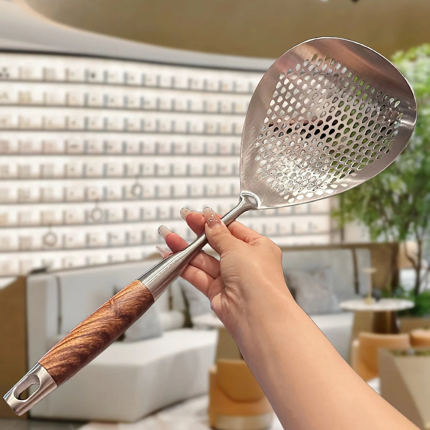 1 Piece Stainless Steel Skimmer For Frying