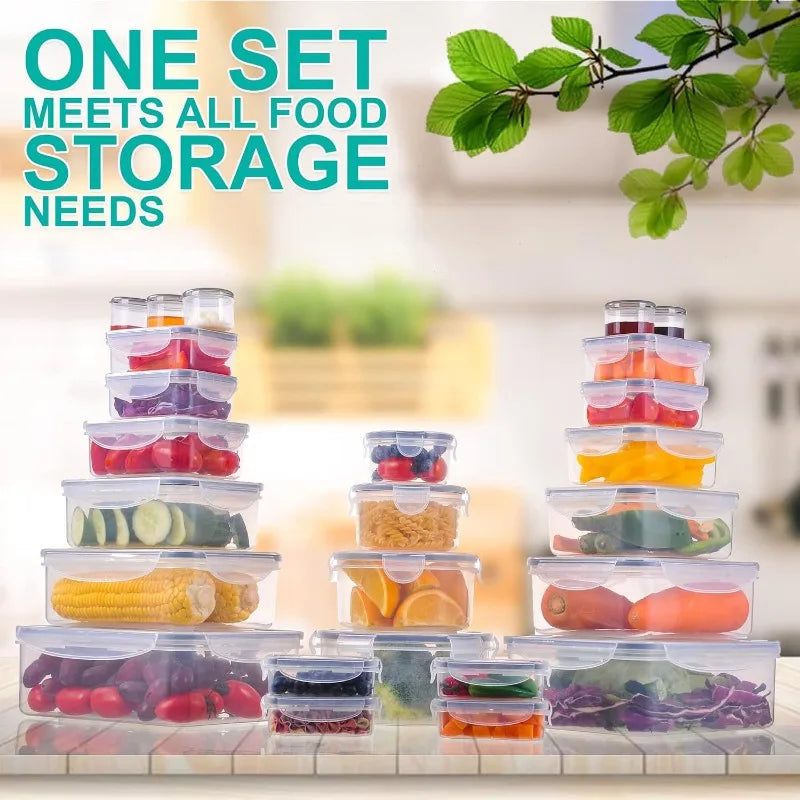 50 Piece Food Storage Containers With Lids