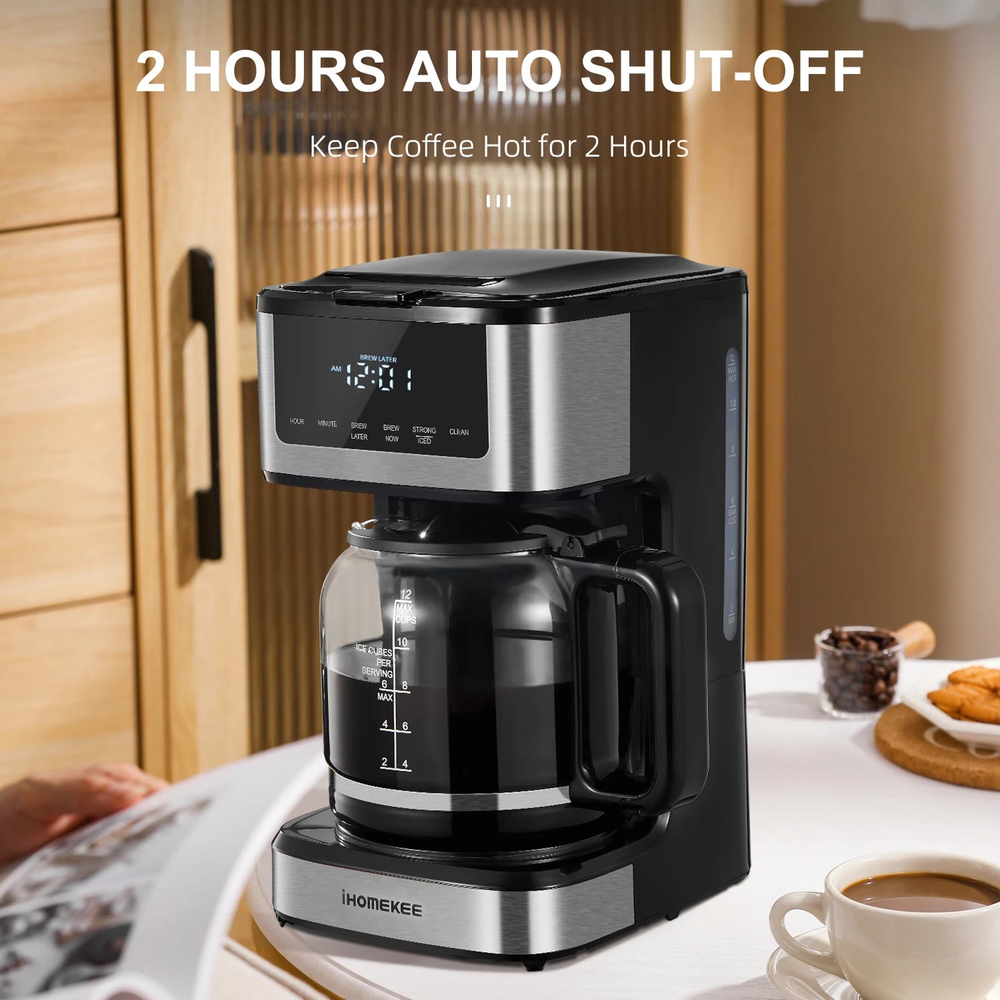 Programmable Drip Coffee Maker 12 Cup