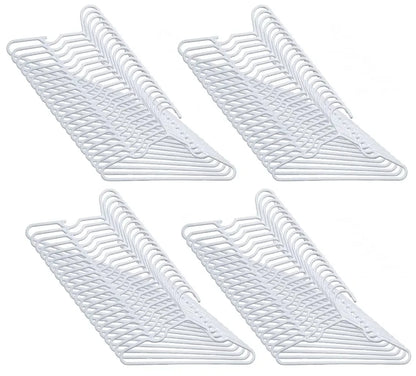 Children/Infant/Toddler Plastic Clothing Hangers, 100 Pack
